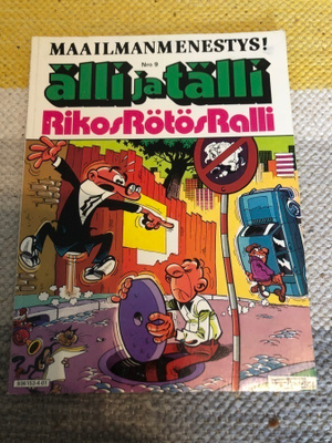 Älli ja Tälli #9: RikosRötösRalli. 1984. 1.painos.