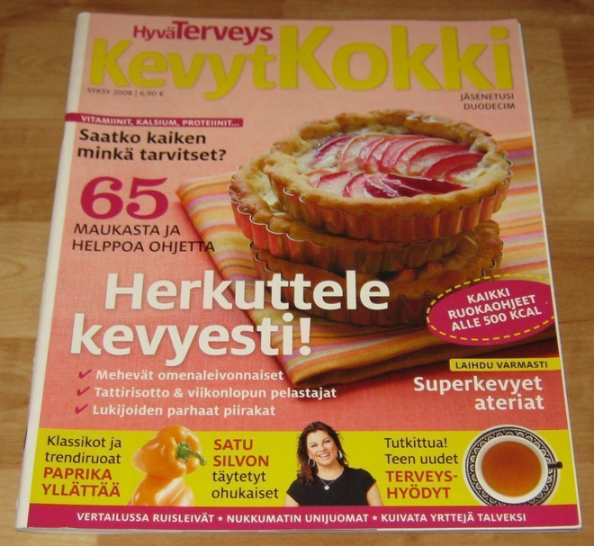 Hyvä terveys kevyt kokki -lehtiä