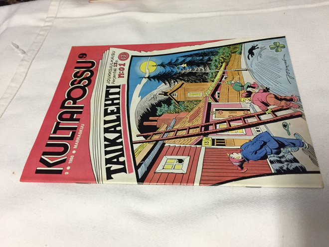 KULTAPOSSU LEHTI 9/1986 HIENO