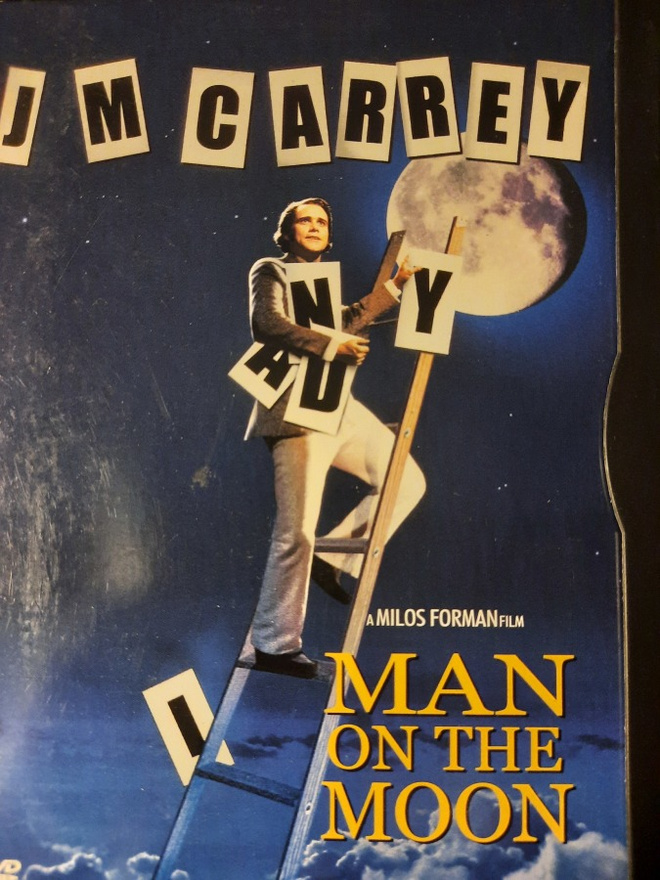 MAN ON THE MOON DVD Jim Carrey