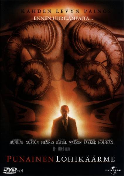 Punainen Lohikäärme (kahden levyn painos) (DVD) ALE! -40%