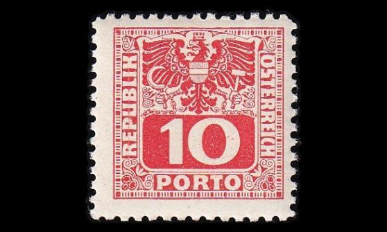 Itävalta P_179 ** Porto 10 Pf (1945)