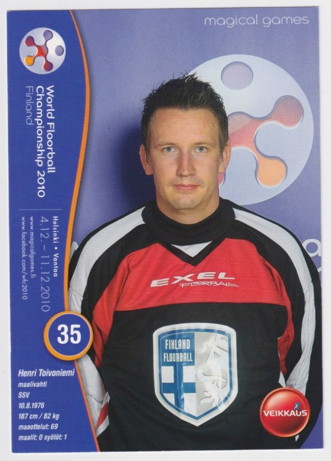 Henri Toivoniemi - mainoskortti