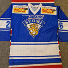 Jääkiekkomaajoukkueen fanipaita/pelipaita 26.1990 Luvulta - pikkukuva 3
