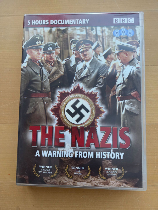 THE NAZIS - A WARNING FROM HISTORY . 3DVD . BBC DOKUMENTTI