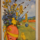 pikkutiput, pääsiäismuna, kukkia, kulkenut 1959 - pikkukuva 1
