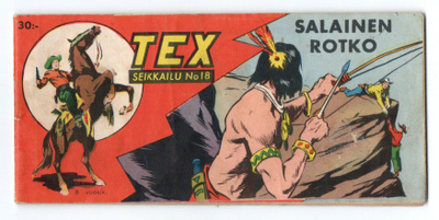 TEX 8 vuosik. n:o 18 SALAINEN ROTKO.
