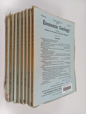 Alan Bateman : Economic Geology and the Bulletin of the S...