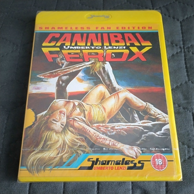 Cannibal Ferox - Shameless Blu-ray **muoveissa**