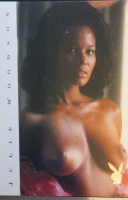 Playboy keräilykortti Julie Woodson
