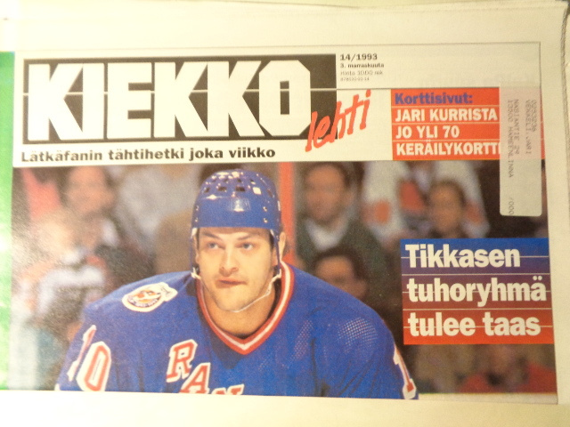 Kiekkolehti Nro 14/1993 (2.12)