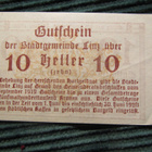 10 heller 1920. Linz. Itävalta-Austria. Hätäraha-Notgeld - pikkukuva 2