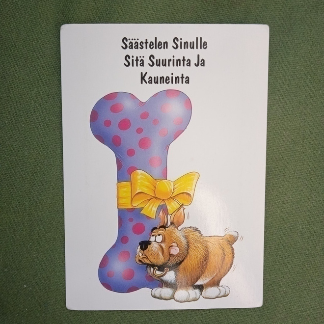 NO 1   säästelen sinulle sitä  suurta ja kauneinta