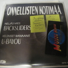 BACKSLIDERS / U-BAYOU - ONNELLISTEN KOTIMAA 7'' SPLIT M-/M- - pikkukuva 1