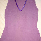 Violetti hihaton paita koko M - pikkukuva 1