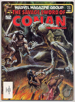 The Savage Sword of Conan the Barbarian No. 86 March 1983