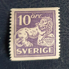 Ruotsi Stående lejon 10 öre CX ** (Seisova leijona) - pikkukuva 1