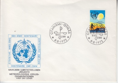 FDC 1973 WMO
