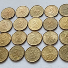 10 penniä, kaikki vuodet 1963-1982, 20 kolikkoa. Circ - pikkukuva 4