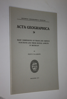 Pentti Yli-Jokipii : Basic dimensions of trade and servic...