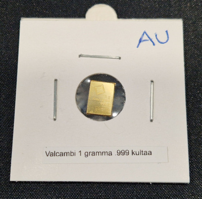 1 g 999,9 Valcambi kulta harkko (1)