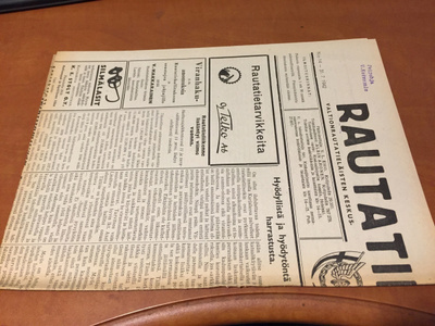 RAUTATIELÄINEN LEHTI 14/1942