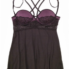 UUSI. Nätti selästä avoin yöasu, babydoll, L-XL - pikkukuva 5