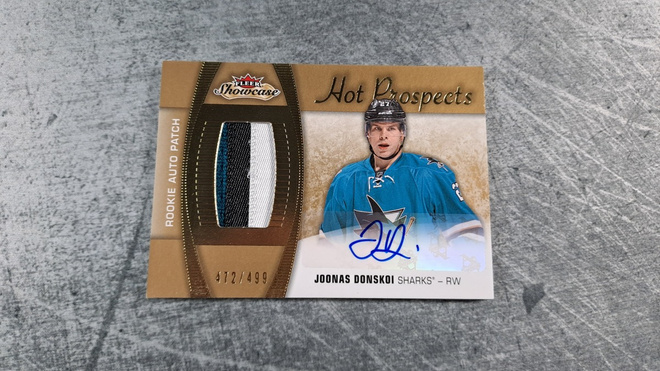 Joonas Donskoi 2015-16 Fleer Showcase Hot Prospects RPA