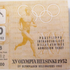 Lippu Pääsylippu Olympia 1952 Helsinki 20.7.52 Yleisurheilu - pikkukuva 1