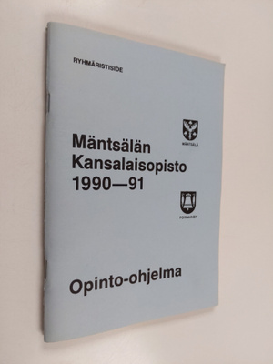 Mäntsälän kansalaisopisto 1990-1991 : opinto-ohjelma