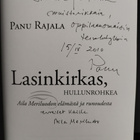 Panu Rajala: Lasinkirkas, hullunrohkea (tuplasigneeraus!) - pikkukuva 2