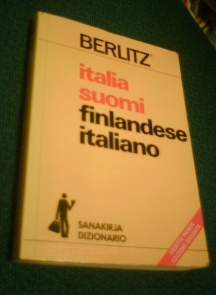 ITALIA - SUOMI finlandese-italiano sanakirja (kaksipuolinen)