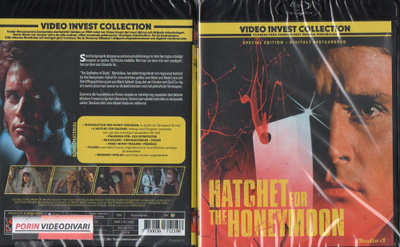 hatchet for the honeymoon (54 549) UUSI -SV- BLU-RAY steph