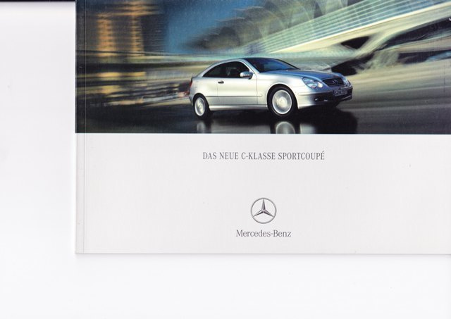 Mercedes-Benz C-sarja SportCoupe -esite, 2001
