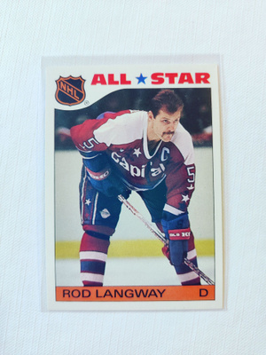 85-86 Topps - Rod Langway