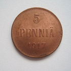 5 PENNIÄ 1917. 113 - pikkukuva 1