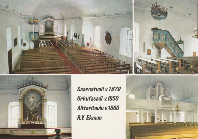 KIRKKOKORTTI - TAMMELAN KIRKKO - 1