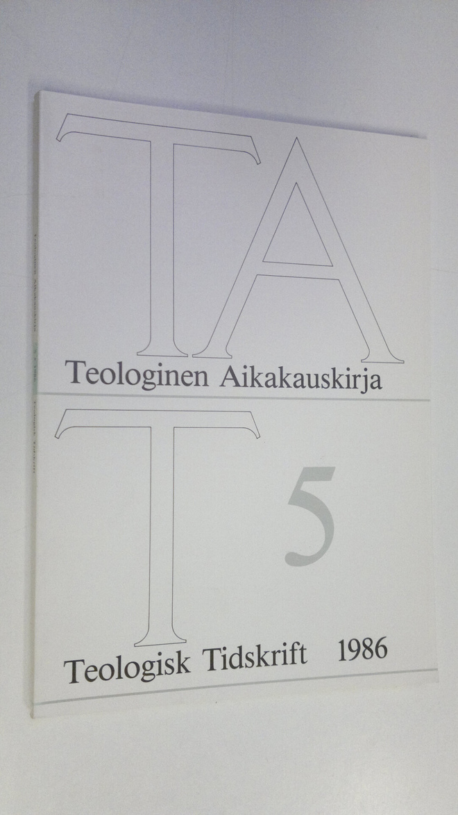 Teologinen aikakauskirja 5/1986