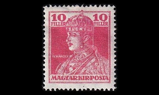 Unkari 213 * Kaarle IV 10 f (1918)
