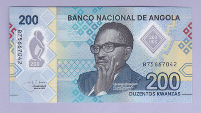 Angola 200 Kwanzas v.2020 UNC P-160 Polymer