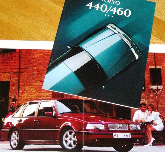 1994 Volvo 440 460 esite - suom - 40 siv -KUIN UUSI