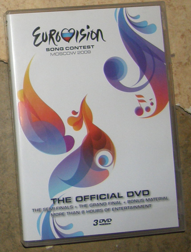 Eurovision song contest Moscow 2009 - 3DVD