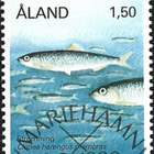 Åland 1990 Kaloja 1,50 mk EP leima Lape 038 alareuna LOISTO - pikkukuva 1