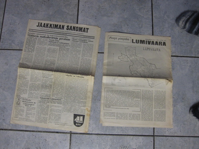 JAAKKIMAN SANOMAT / LUMIVAARA PITÄJÄ PITÄJÄLTÄ