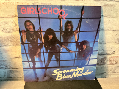 GIRLSCHOOL: Screaming Blue Murder Lp levy