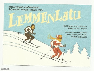 LAHTI: Lemmenlatu (mainoskortti)