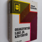 Juhani Kyläkallio : Osakeyhtiölaki ja käytäntö - pikkukuva 1