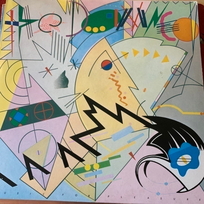 THE DAMNED: Music For Pleasure *GER 1986 * green