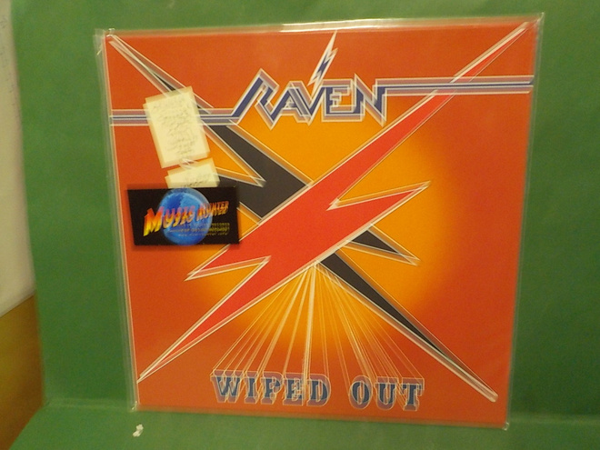 RAVEN - WIPED OUT M/M- ORANGE AND BLUE SMOKE VINYL LP
