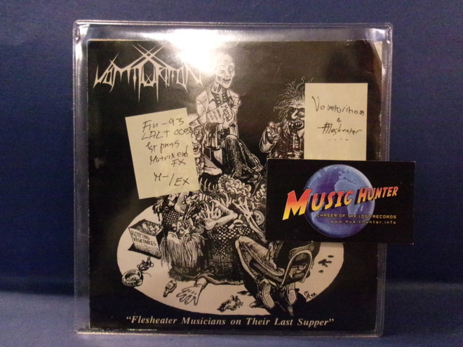 VORMITURITION - FLESHEATER ... M-/EX FIN -93 1ST PRESS 7" EP